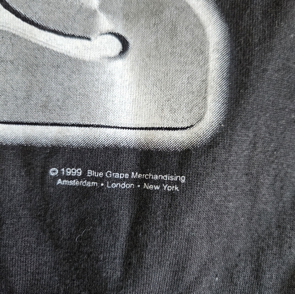 90’s Vintage THE FLYS T-Shirt With Blue Grape Tag size XL NWT dated 1999 - Picture 3 of 7